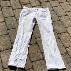 LUCKY BRAND JEANS CLASSIC RIDER JEANS, WHITE, SIZE 10